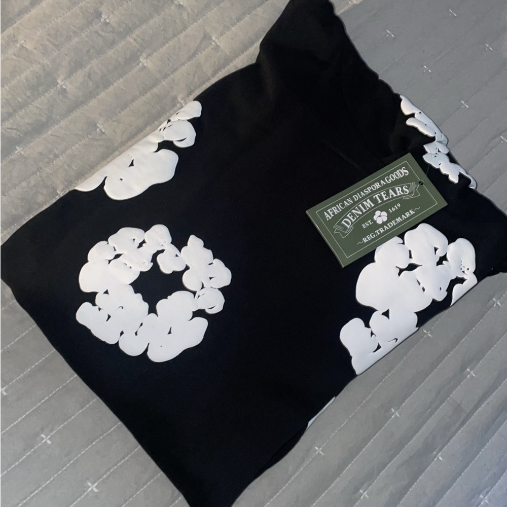 Denim Tears Black and White Men's Sweater